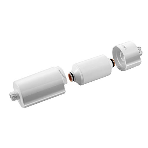 Philips - AWP1775 - Filtro de agua para ducha, Purificador, Elimina el cloro residual y las impurezas, Duración 50.000 Litros, Blanco