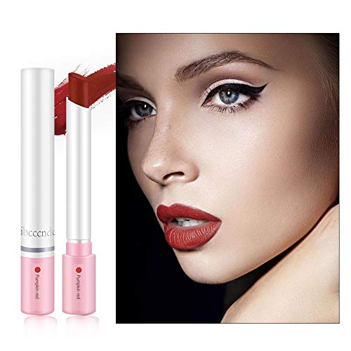 Pintalabios Mate en Forma de Cigarrillo, Barra de Labios Suave Hidratante de 4 Rojos, Lápiz de Labios Líquido Impermeable Duradero, Lápices de Maquillaje de Terciopelo para Mujer (Pintalabios)