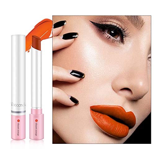 Pintalabios Mate en Forma de Cigarrillo, Barra de Labios Suave Hidratante de 4 Rojos, Lápiz de Labios Líquido Impermeable Duradero, Lápices de Maquillaje de Terciopelo para Mujer (Pintalabios)