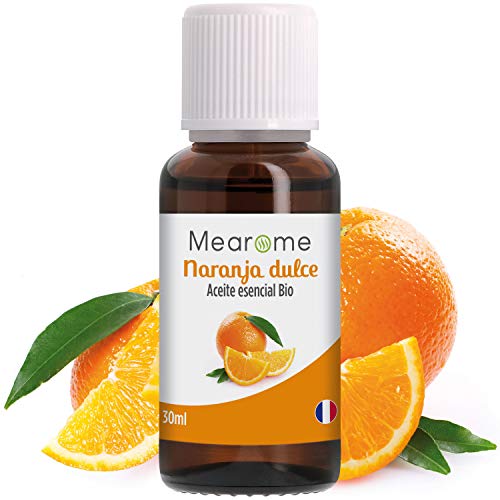 PLASTIMEA - Aceite Esencial Puro 100% Natural y Bio, Con Vitamina C, Para Aromaterapia y Humidificador Ultrasónico, Aroma Naranja Dulce, 30ml