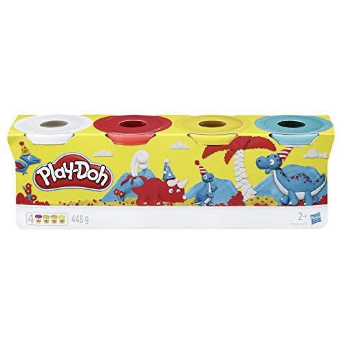 Play Doh Pack De 4 Botes Clasicos (Hasbro B6508ES1) , Color/Modelo Surtido