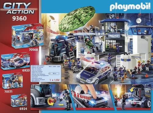 PLAYMOBIL City Action 9360 Vehículo con luz LED y módulo de sonido, A partir de 5 años