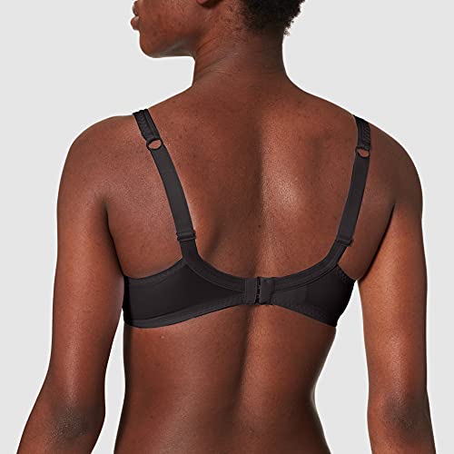 Playtex Perfect Silhouette P04R3 Sujetador básico, Negro, 95 D para Mujer