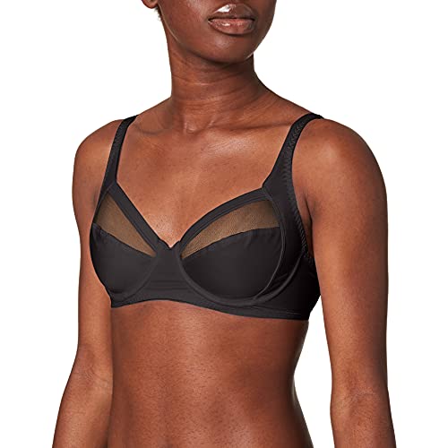 Playtex Silhouette P04R3 Sujetador básico, Negro, 100 C para Mujer