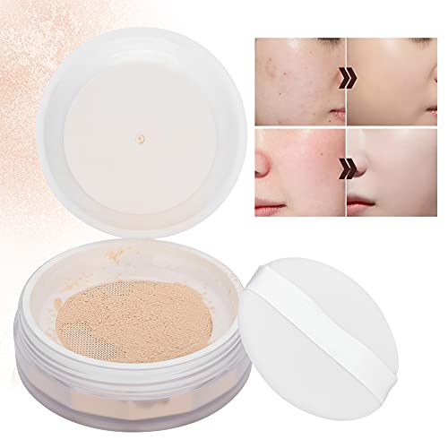 Polvos profesionales de Baking Powder Makeup Setting Fix Loose Setting Powder Soft for Powder Teints[01 Natural Color]