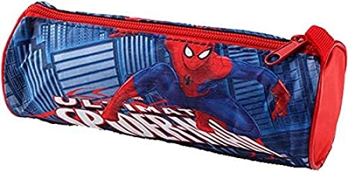 Portabolígrafos Spider Man rojo y azul, estuche para escuela para niños Spiderman