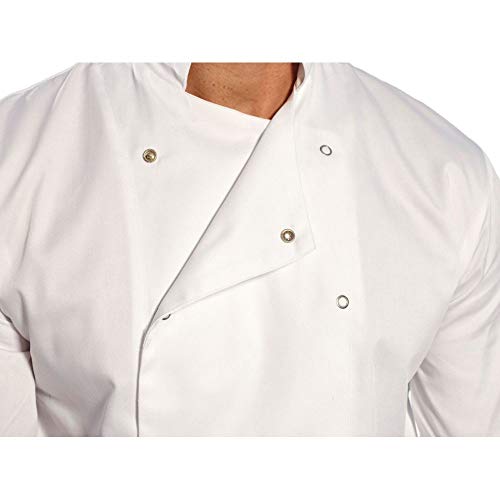 Portwest Chaqueta de Chef Cumbria, Color: Blanco, Talla: XL, C733WHRXL