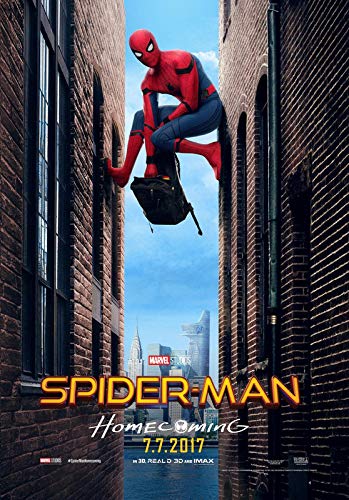 Póster de película de Spider Man Homecoming 6 – Mejor impresión artística de calidad para decoración de pared – Póster A3 (16,5/29,7 cm) – (42/30 cm) – Papel fotográfico grueso brillante