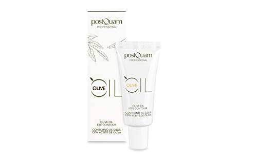 Postquam - Olive | Contorno de Ojos - Crema Contorno de Ojos con Aceite de Oliva - Contorno de Ojos Reafirmante, 15 ml