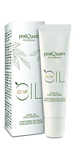 Postquam - Olive | Contorno de Ojos - Crema Contorno de Ojos con Aceite de Oliva - Contorno de Ojos Reafirmante, 15 ml