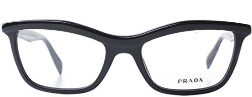 PRADA Montura gafas de ver PR 17PV 1AB1O1 Negro 52MM