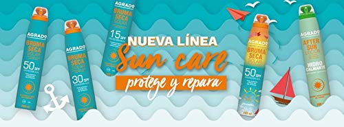 Protector Solar 15 SPF Protección UVA UVB Resistente al agua Invisible Bruma Seca Solar Spray 360º Agrado