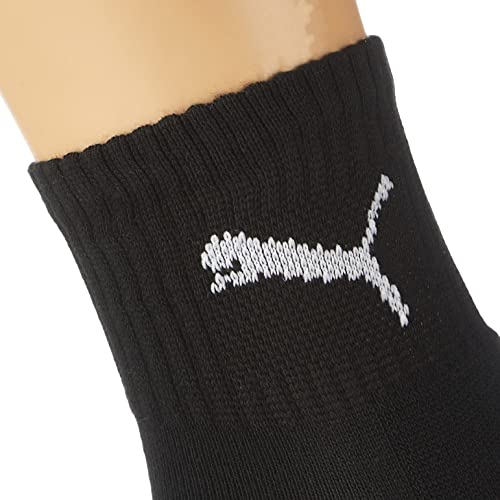 PUMA Calcetines deportivos cortos para hombre con suela de rizo (6 pares)