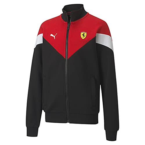 PUMA Ferrari Race Kids MCS Sweat Jkt Chaqueta, Unisex niños, Amarillo, 9-10Y