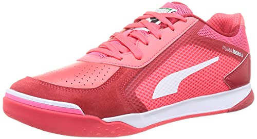 Puma IBERO II, Zapatillas de fútbol Sala Unisex Adulto, Sunblaze White Urban, 40.5 EU