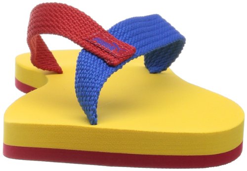 Puma para hombre Dedo II Flip-flop de verano de la playa de Brasil - sandalias, color amarillo, talla 40.5