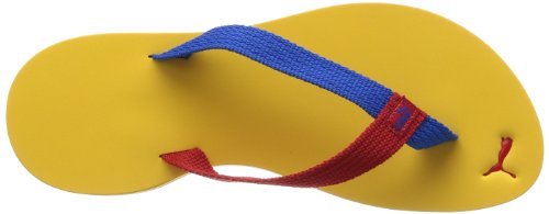 Puma para hombre Dedo II Flip-flop de verano de la playa de Brasil - sandalias, color amarillo, talla 40.5