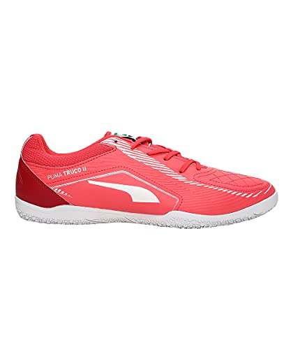 Puma Truco II, Zapatillas de fútbol Sala Unisex Adulto, Sunblaze White-Urban, 41 EU