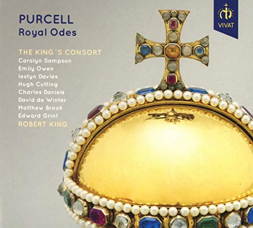 Purcell : Odes royales. Sampson, Davies, Daniels, Brook, The King's Consort, King.