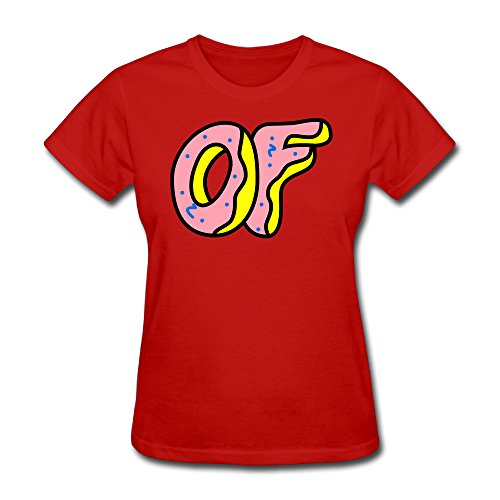 Q-QQ9 - Camiseta - para mujer rojo rosso X-Large