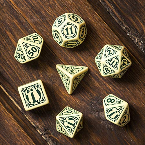 Q Workshop Pathfinder Playtest RPG Dice Set 7 Ornamented Pieces