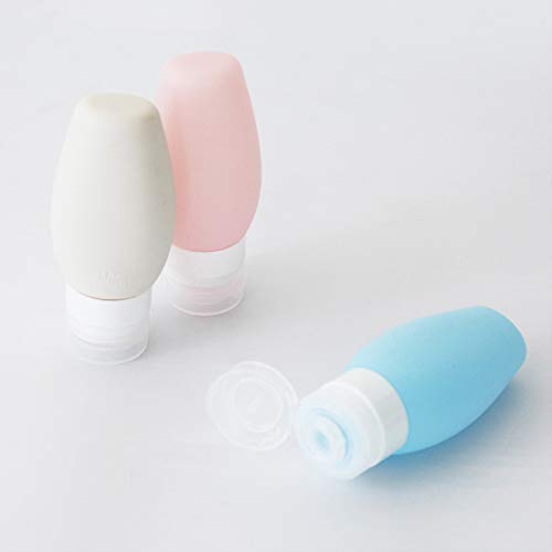 QQDL Leak Proof Travel Bottles,Travel Bottles,Travel Bottles Set,Silicone Travel Bottle,Portable,Leakproof,Refillable,for Cosmetics,Shampoo,Lotion,Conditioners,Cream,Perfume,Squeezable Containers,