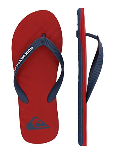 Quiksilver Molokai, Zapatos de Playa y Piscina Hombre, Multicolor (Red/Blue/Red Xrbr), 42 EU