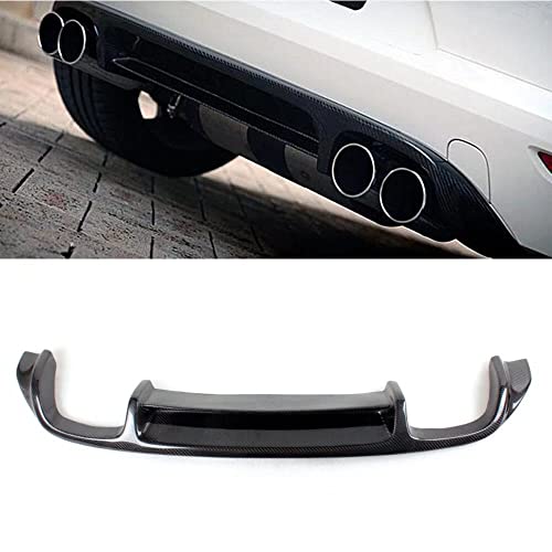 RAINRAINRAIN Difusor Trasero de Coche Labio Adecuado para Scirocco 2009-2011, Inte för R Bumper Fibra de Carbono CF Spoiler Alerón de Parachoques Trasero Inferior