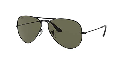 Ray-Ban 0RB3025 Gafas de Sol, Matte Black, 58 Unisex