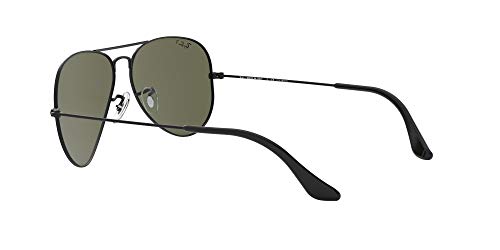 Ray-Ban 0RB3025 Gafas de Sol, Matte Black, 58 Unisex