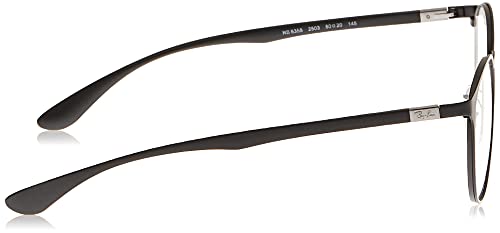 Ray-Ban 0rx 6355 2503 50 Monturas de Gafas, Matte Black, Unisex-Adulto