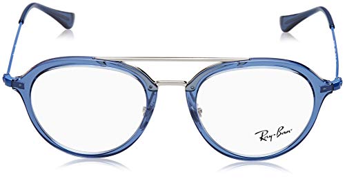 Ray-Ban 0Ry9065V Monturas de Gafas, Transparente Blue, 48 Unisex-niños