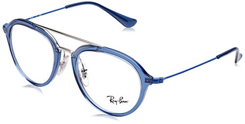 Ray-Ban 0Ry9065V Monturas de Gafas, Transparente Blue, 48 Unisex-niños