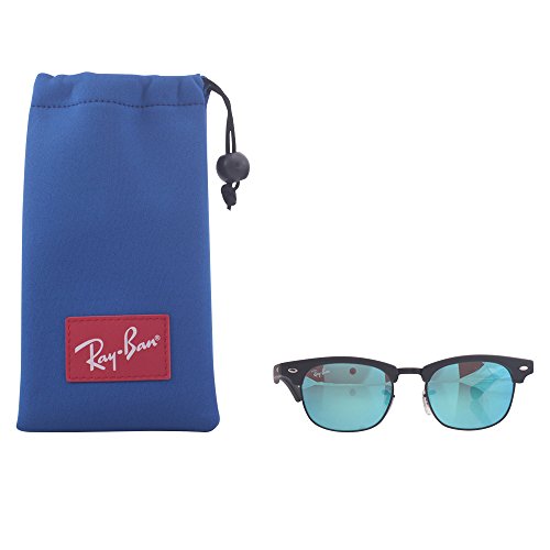 Ray-Ban Clubmaster Junior Gafas de Sol, Negro, 45 Unisex-Niño