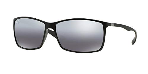 Ray-Ban Gafas de Sol LITEFORCE TECH RB 4179 MATTE BLACK/SMOKE POLARIZED MIRROR 62/13/140 unisex