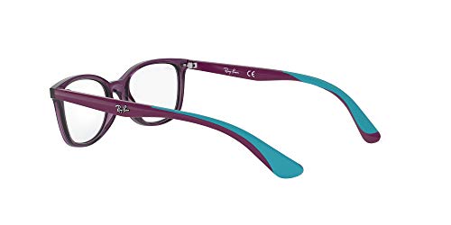 Ray-Ban JUNIOR 0RY1586 Monturas de Gafas, Transparente Violet, 49 Unisex