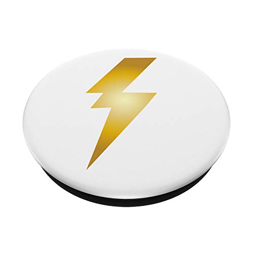 Rayo Perno Zap Geométrico Símbolos Retro Años ochenta Iconos PopSockets PopGrip Intercambiable