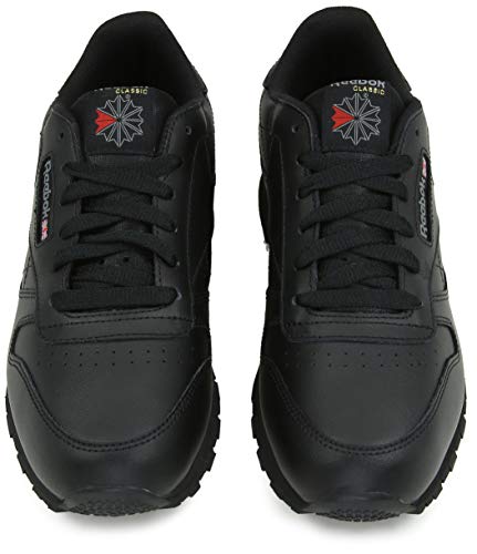 Reebok Classic Leather, Zapatillas de Running Niños, Negro, 37 EU