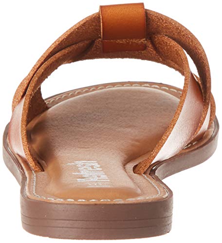 Refresh 72247.0, Sandalias con Punta Abierta Mujer, Marrón (Camel Camel), 37 EU