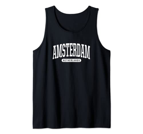 Regalo de recuerdo de Amsterdam Países Bajos Camiseta sin Mangas