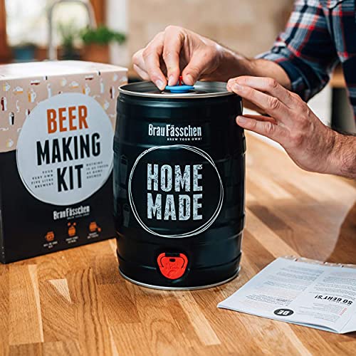 Regalos Originales Kit para elaborar Cerveza Estilo Oktoberfest en Casa - Producto de Alemania - Disfruta tu cerveza en sólo 7 días - Brewbarrel Braufässchen