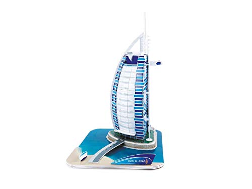 Revell- Burj Al Arab, Altura 31,0cm 3D Puzzle, Multicolor (00202)