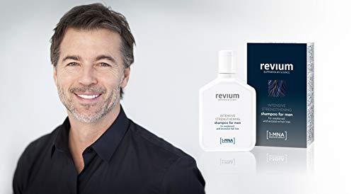 Revium - Champú intensivo anticaída para hombres con molécula 1-metilnicotinamida y complejo H-Vit, 200 ml