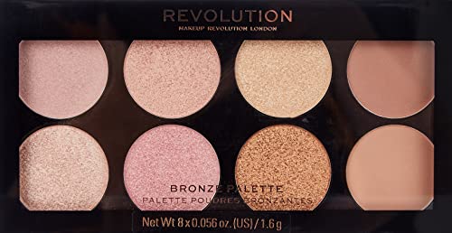 Revolution Beauty20140 Ultra Blush Palette Golden Sugar 2 Rose Gold