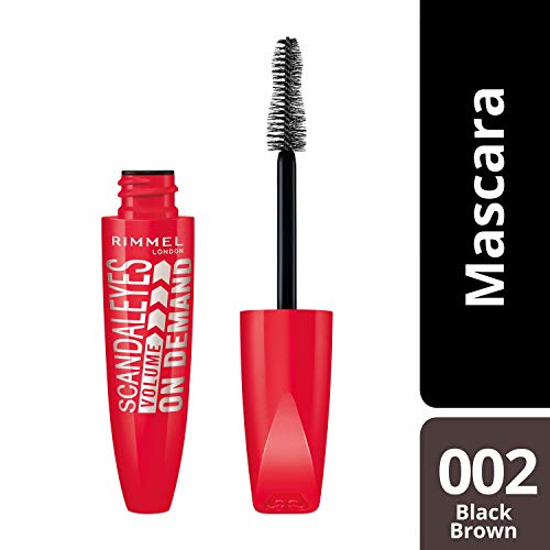 Rimmel London Scandaleyes Volume On Demand Brown Mascara de Pestañas, Tono 002, 12 Ml