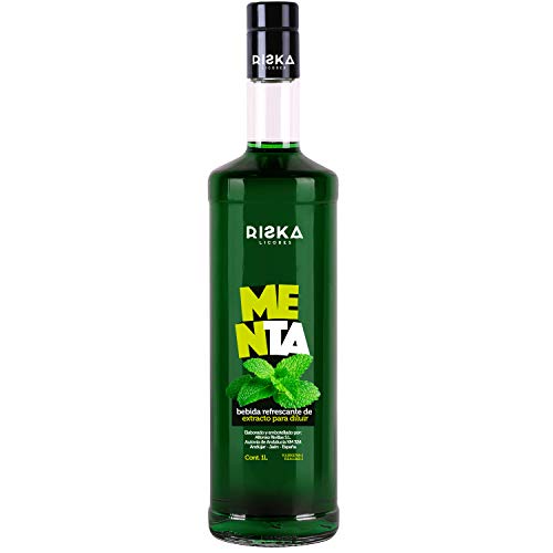 RISKA - Menta Licor sin alcohol 1 Litro