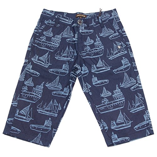 Roberto Cavalli 9494S Bermuda Bimbo BLU Short Pant Kid [7 Years]