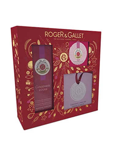 Roger&Gallet Gingembre Rouge - Cofanetto Profumo 100ml + Sapone + Profumatore