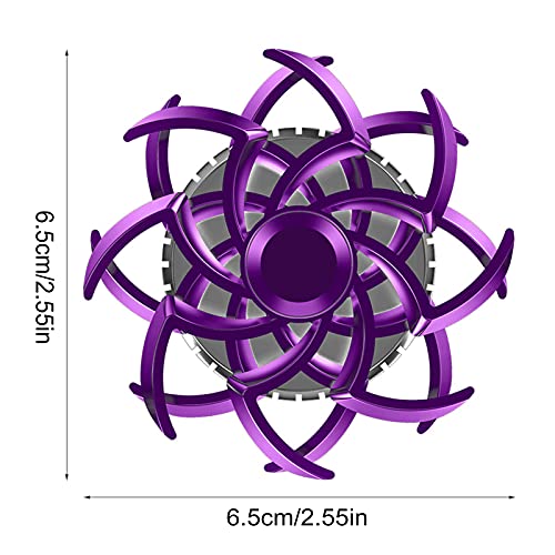 RoxNvm Ambientador Vent Clip, difusor de aromaterapia para coche, Clip de ventilación para ambientador de coche de aceite esencial tipo araña giratoria con recarga de aromaterapia (púrpura)