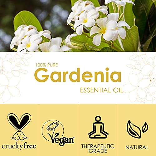 SALKING Aceite Esencial de Gardenia 120ml,100% Puro Aceites Esenciales para Humidificador,Aceites Esenciales Naturales Aceite Perfumado de Gardenia, Regalos Originales para Mujer